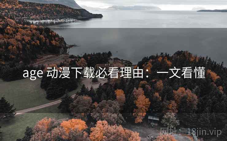 age 动漫下载必看理由：一文看懂